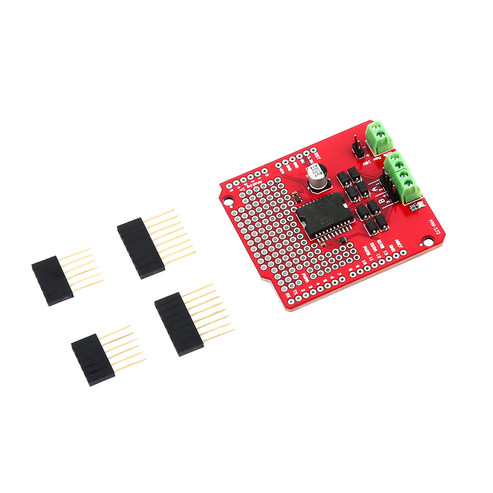 Плата расширения драйвера двигателей L298P